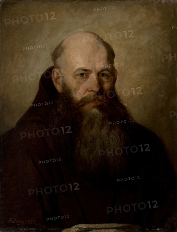 Portrait of Bishop Benjamin Szymanski, 1851. Creator: Antoni Kolberg.