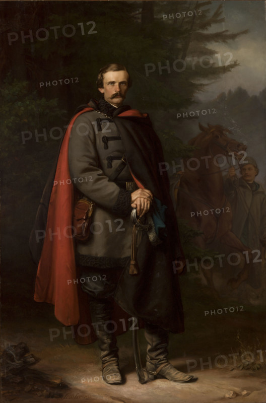 Portrait of Ludwik Mycielski, 1865. Creator: Jozef Simmler.