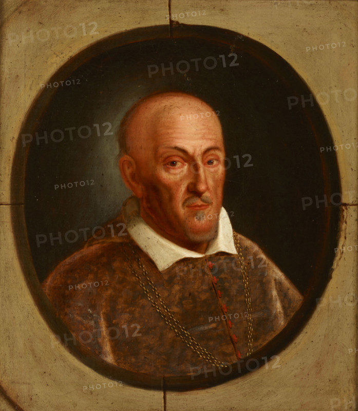 Portrait of Pawel Piasecki (1579 -1649) Janina Coat of Arts, Bishop of Kamyaniets..., after 1785. Creator: Friedrich Kloss.