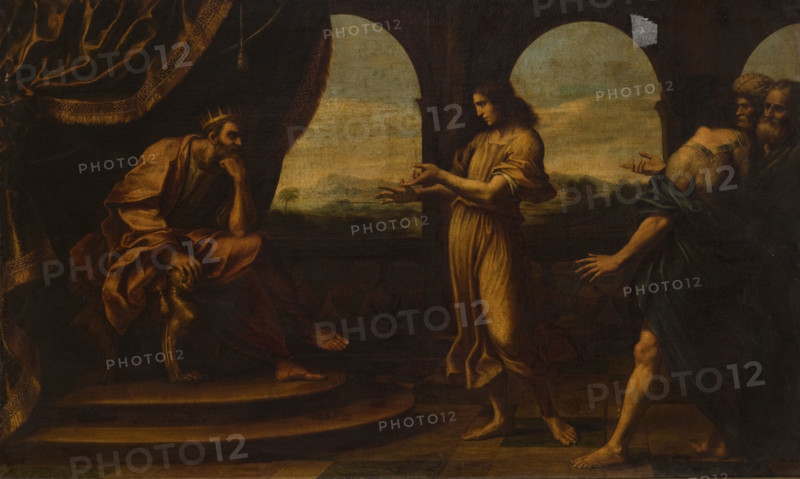 Joseph Interprets Pharaoh's Dreams, 1st half of 19th century. Creator: Unknown.