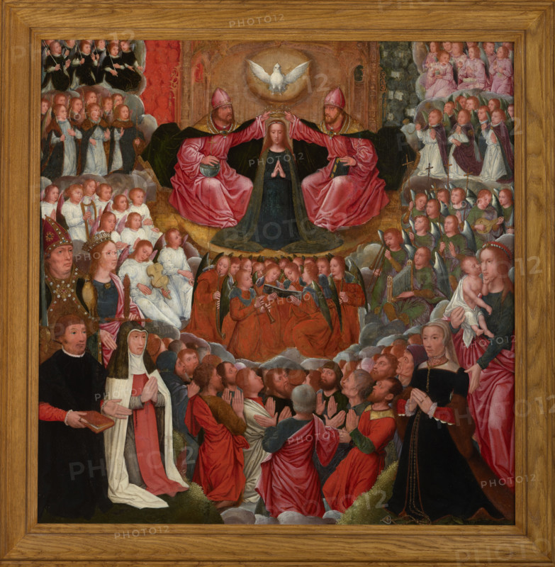 The Coronation of the Virgin, 1640s. Creator: Unknown.