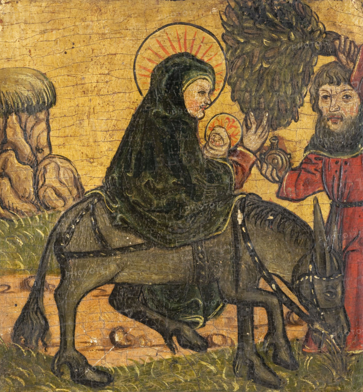The Nativity, The Flight into Egypt, Saint Mary Magdalene. Triptych Wing, between 1501-1533. Creator: Unknown.
