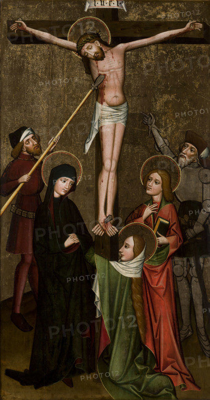 So-Called Great Crucifixion from the Parish Church of St Ursula in Korzenna, between 1425-1475. Creator: Unknown.