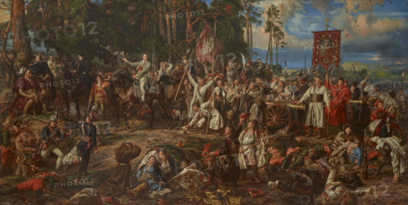 Kosciuszko at Raclawice, 1888. Creator: Jan Matejko.
