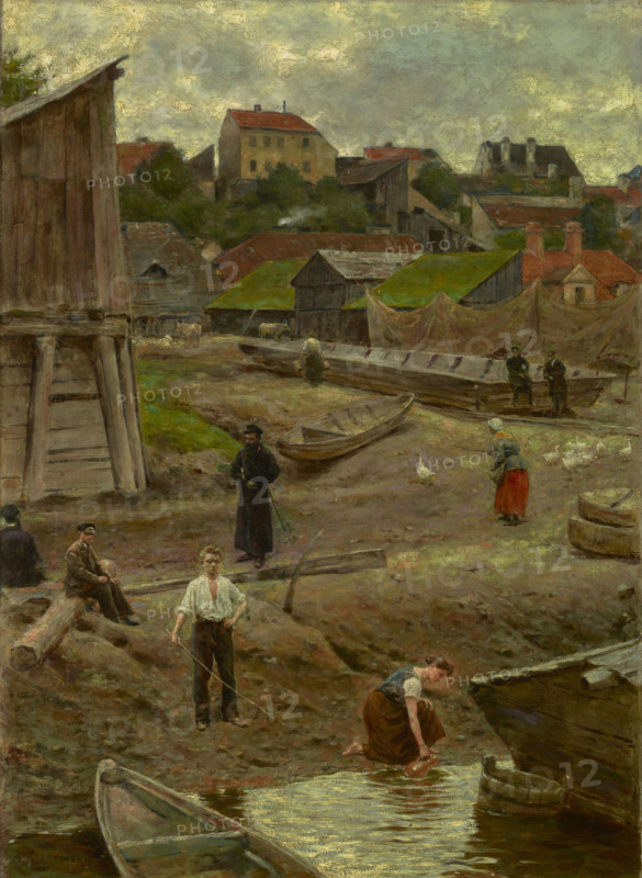 Powisle (Bank of the Vistula in Warsaw), 1883. Creator: Aleksander Gierymski.