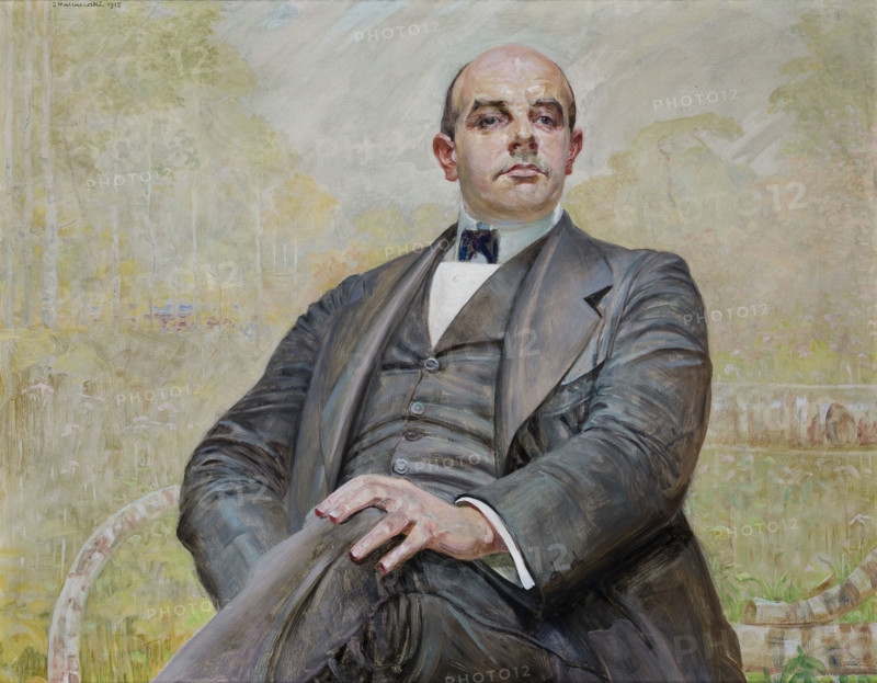 Portrait of Edward Maurizio, 1915. Creator: Jacek Malczewski.