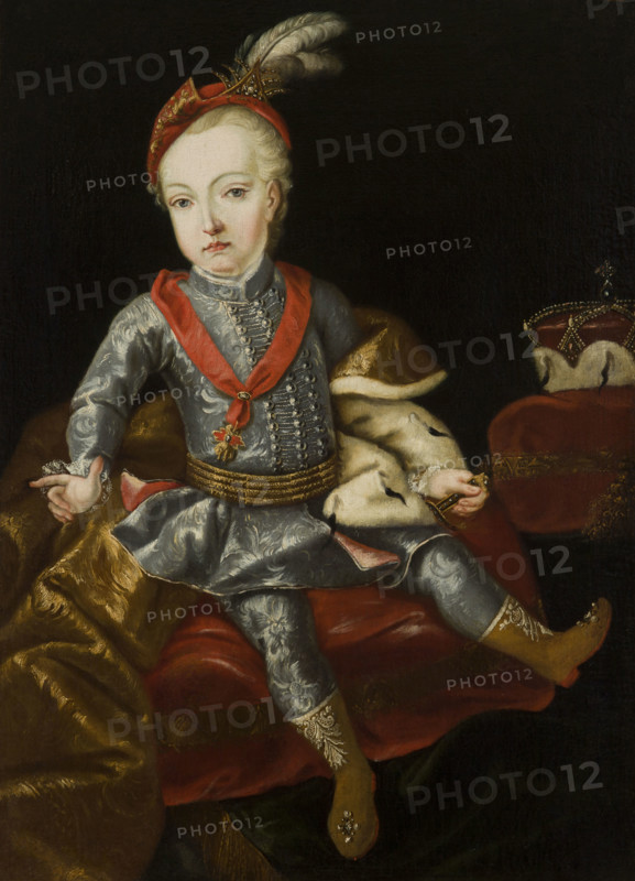 Portrait of Archduke Joseph of Habsburg (1741-1790), Later Emperor Joseph II, 2nd half of 18th cent. Creator: Martin van Meytens.