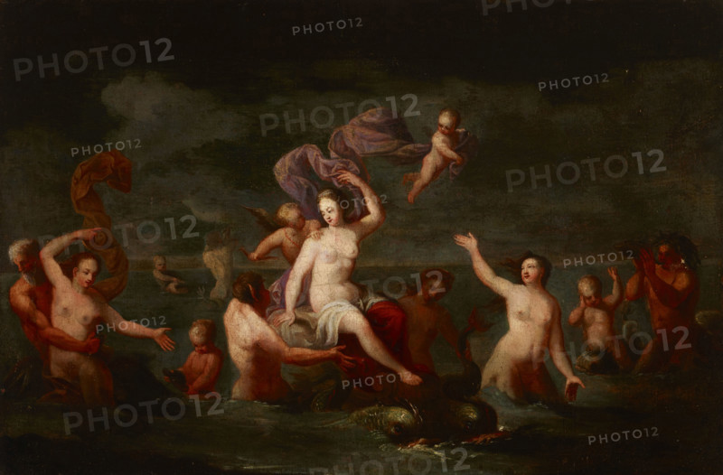 Amphitrite, Late 17th-early 18th century. Creators: Unknown, Follower of Filippo Lauri.