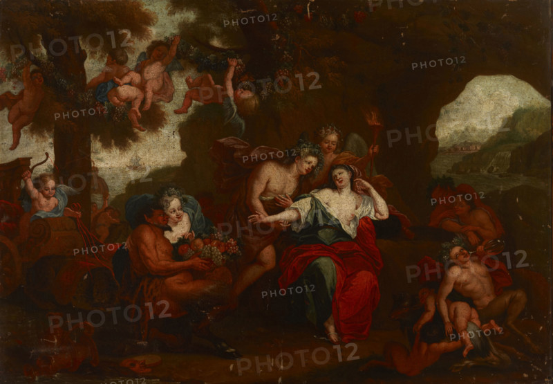 Ariadne and Bacchus on the Island of Naxos, 18th century. Creator: Unknown.