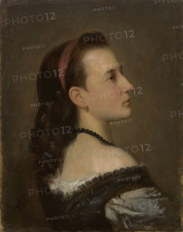 Portrait of a Young Lady, c1870. Creator: Aleksander Kotsis.