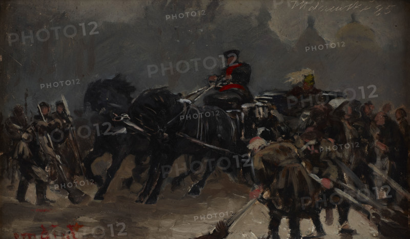 There Comes the Tsar, 1885. Creator: Jacek Malczewski.