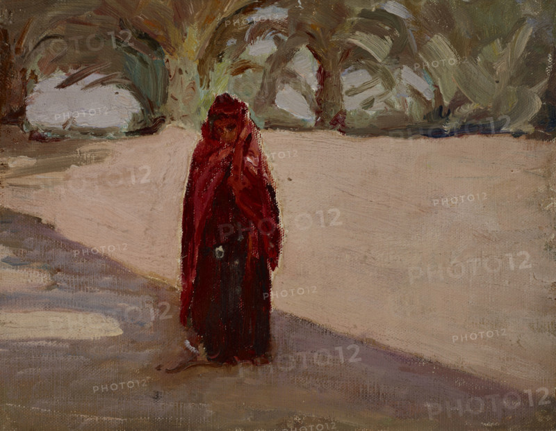Biskra (A Girl), 1909. Creator: Jan Ciaglinski.