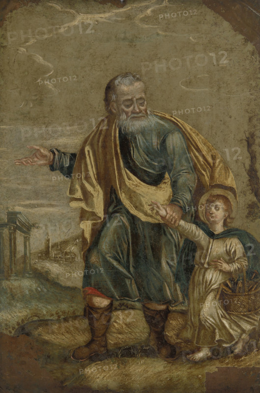Saint Joseph with the Christ Child, 18th century. Creator: Unknown.