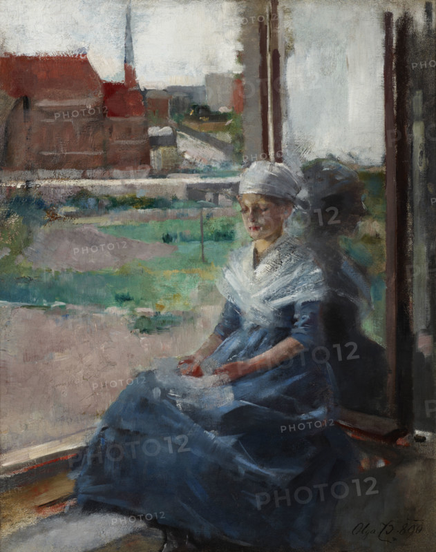 Breton Woman (Version II), 1890. Creator: Olga Boznanska.