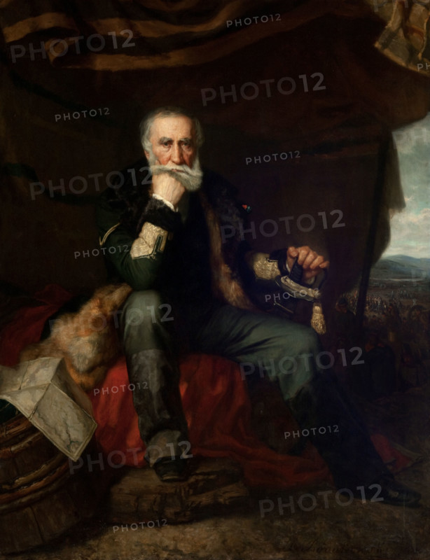 Portrait of General Henryk Dembinski, 1852. Creator: Henryk Rodakowski.