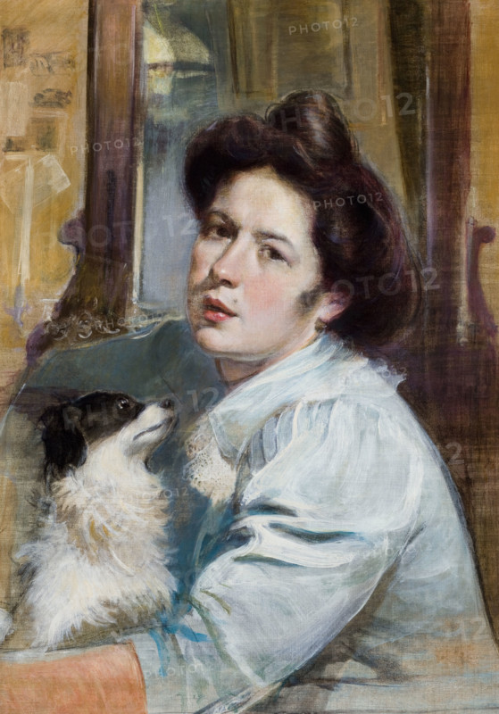 Portrait of Wife, c1905-1910. Creator: Stanislaw Debicki.