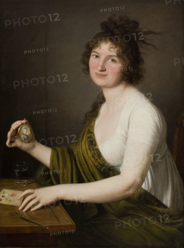 Portrait of Waleria Tarnowska née Stroynowska (1782-1849), Wife of..., 1805-1806. Creator: Domenico del Frate.