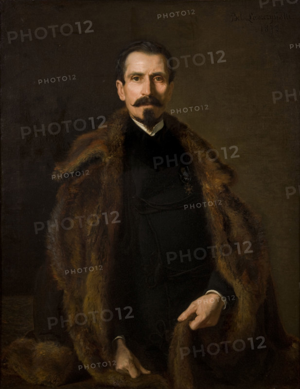 Portrait of Julian Konstanty Ordon, 1872. Creator: Boleslaw Laszczynski.