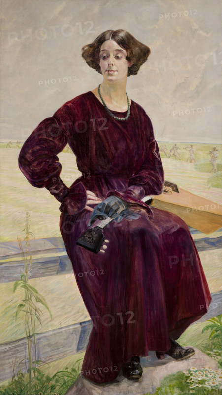 The Finished Song-Portrait of Róza Aleksandrowicz, 1919. Creator: Jacek Malczewski.