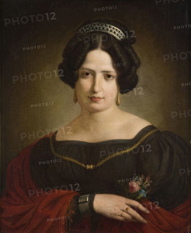 Portrait of Wife Antonina, c1830. Creator: Kanuty Rusiecki.