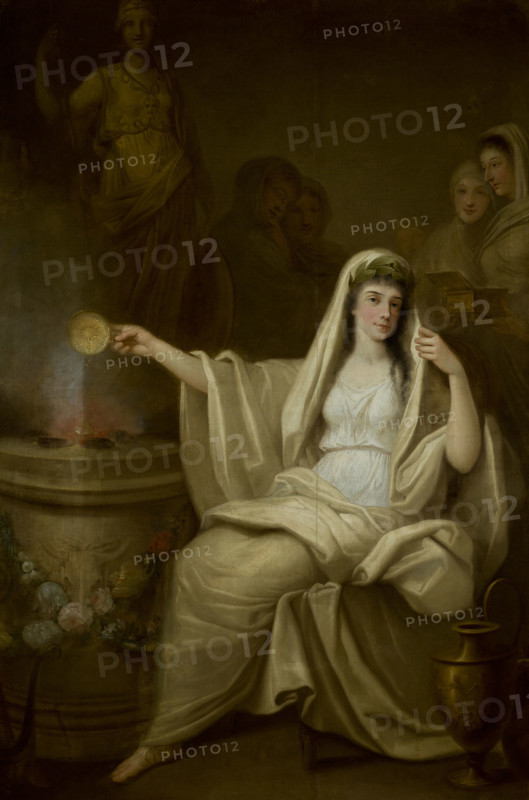 Offering of a Vestal, 1785-1786. Creator: Franciszek Smuglewicz.