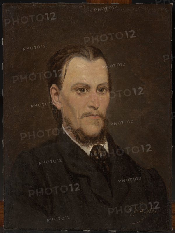 Self-Portrait, 1866. Creator: Francisek Streitt.