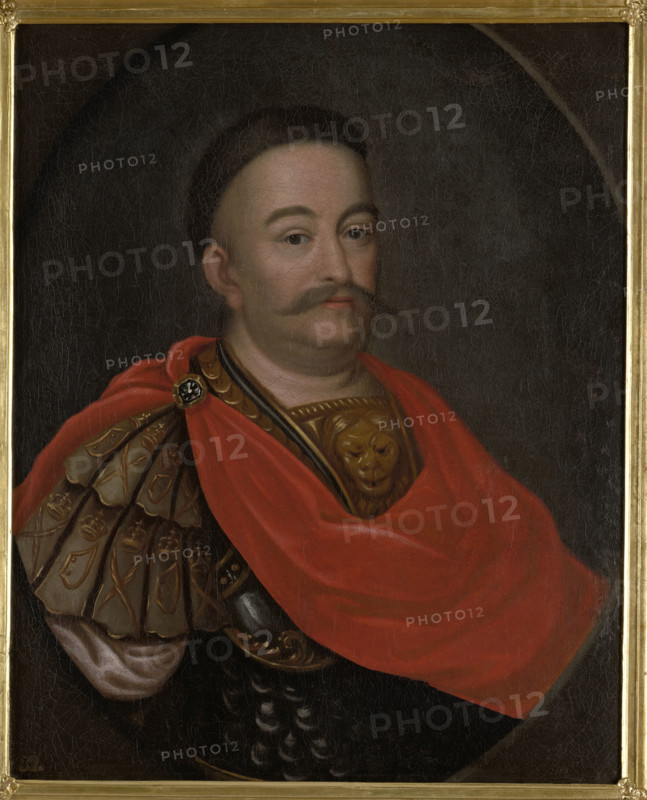 Portrait of John III Sobieski (1624-1696) in Karacena Scale Armour, c1700. Creator: Unknown.