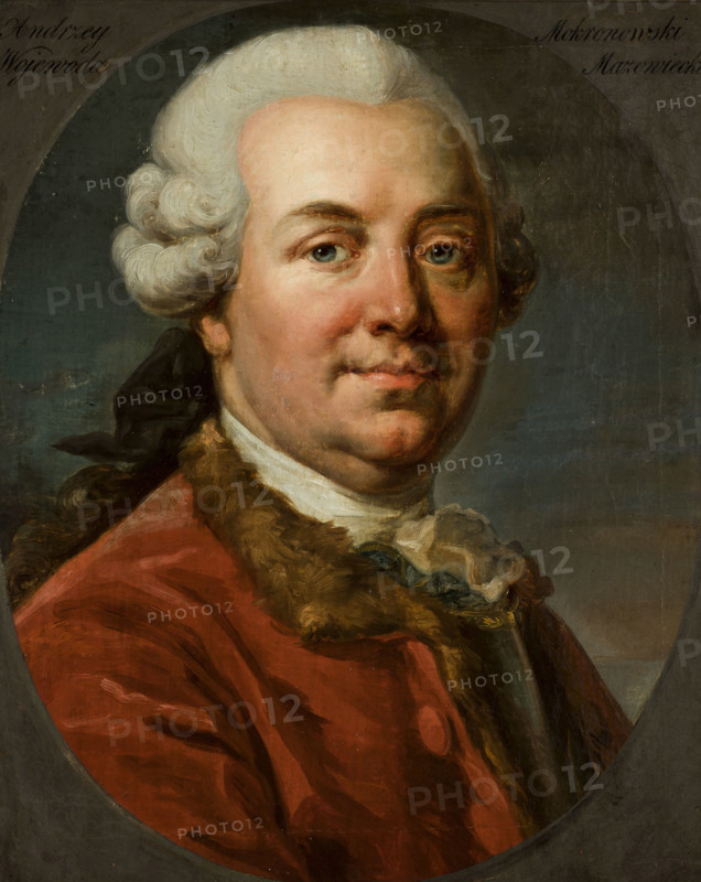 Portrait of Andrzej Mokronowski, c1850, between 1760-1770. Creator: Unknown.