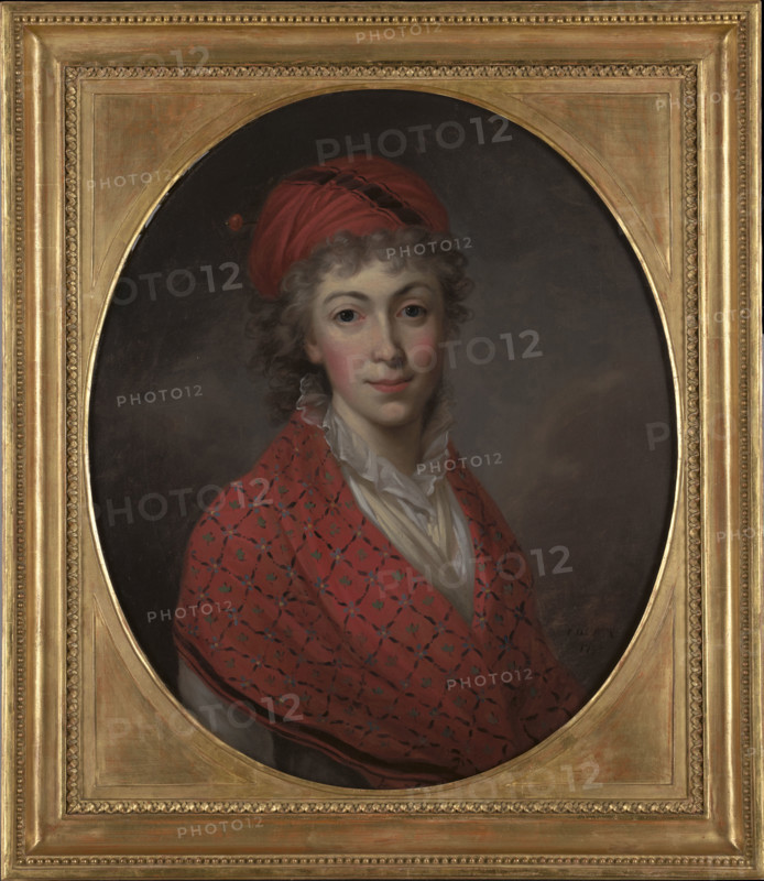 Portrait of Izabela née von Flemming, Princess Czartoryska (1746-1835), 1796. Creator: Kazimierz Wojniakowski.