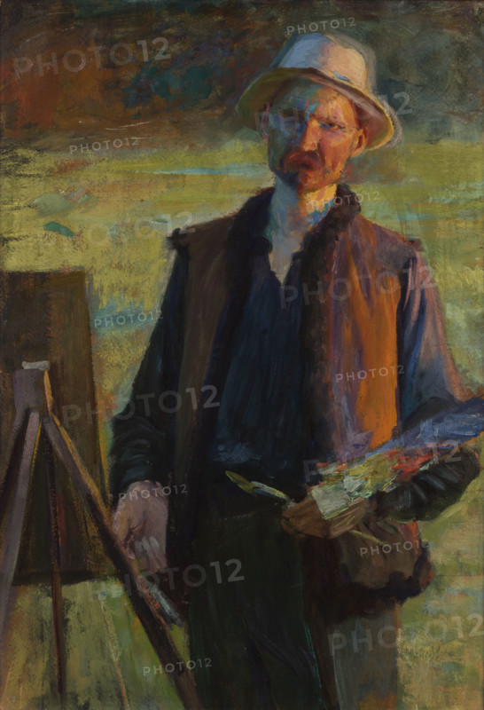 Self-Portrait, between 1896-1900. Creator: Leon Wyczolkowski.