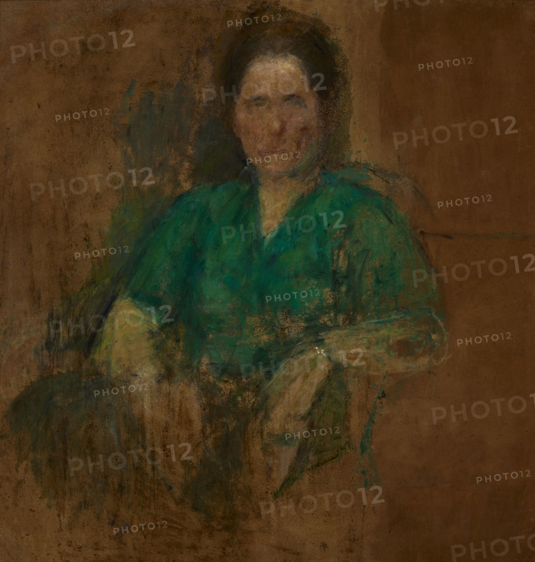 Sketch of a Female Figure, c1930. Creator: Olga Boznanska.