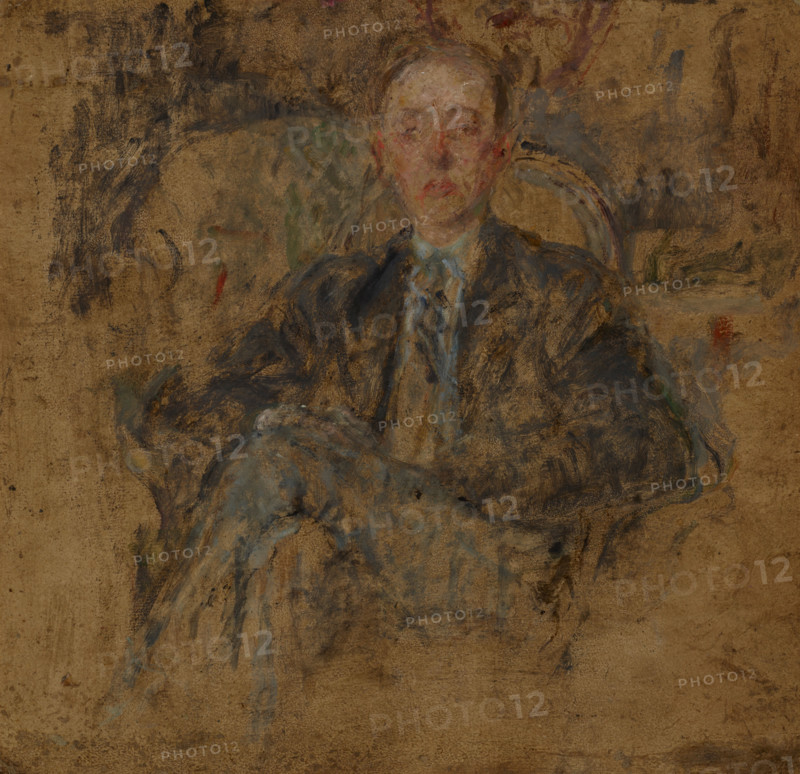 Study of a Male Figure, c1925. Creator: Olga Boznanska.