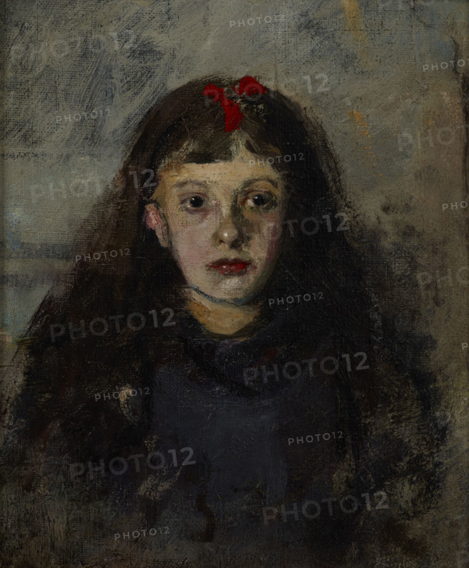 Portrait of a Girl - Zofia Sokolowska, c1900s. Creator: Olga Boznanska.