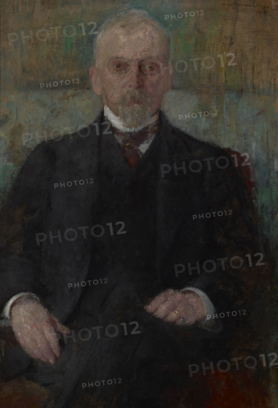 Portrait of Henryk Sienkiewicz, 1913. Creator: Olga Boznanska.