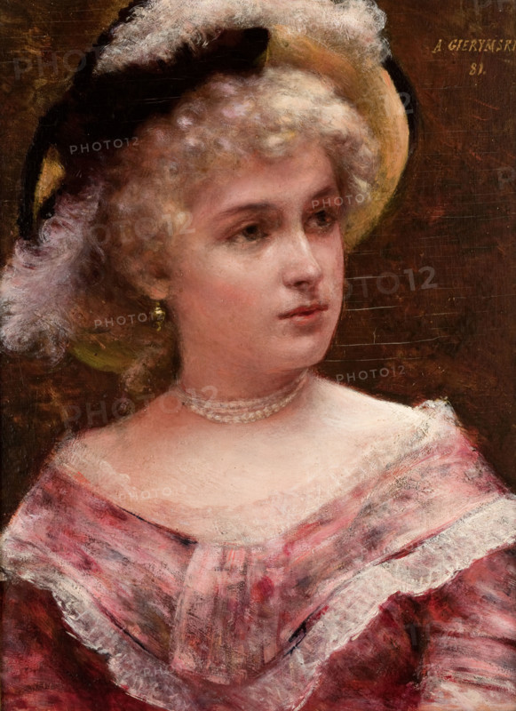 Rococo Lady, 1881. Creator: Aleksander Gierymski.