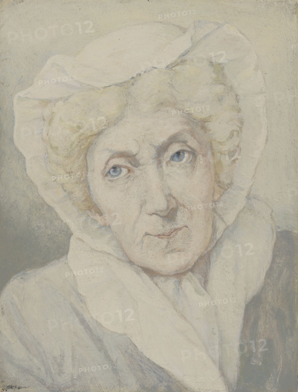 Portrait of Izabela née von Flemming, Princess Czartoryska (1746-1835), 1832-1835. Creator: Wojciech Kornel Stattler.