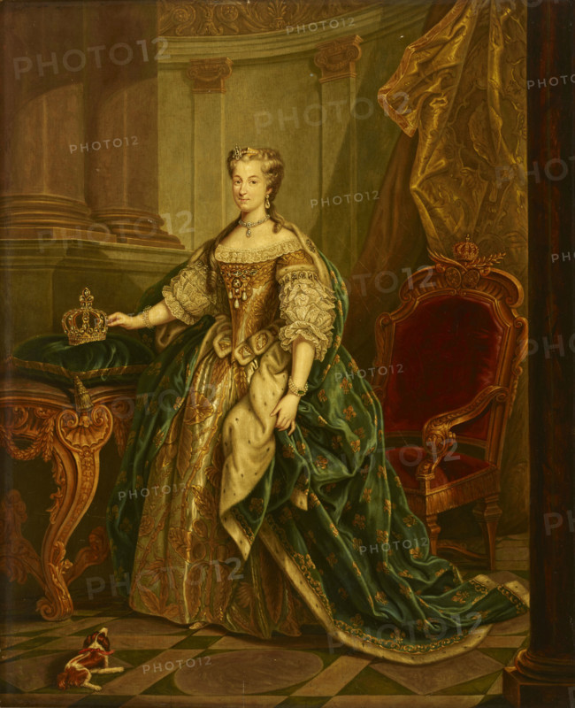 Portrait of Maria Leszczynska (1703-1768), 2nd half of 18th century. Creator: Unknown.