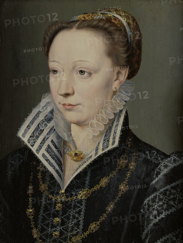 Portrait of Claude Catherine de Clermont-Tonnerre, Duchess of Retz (1543-1603), c1571. Creator: Unknown.