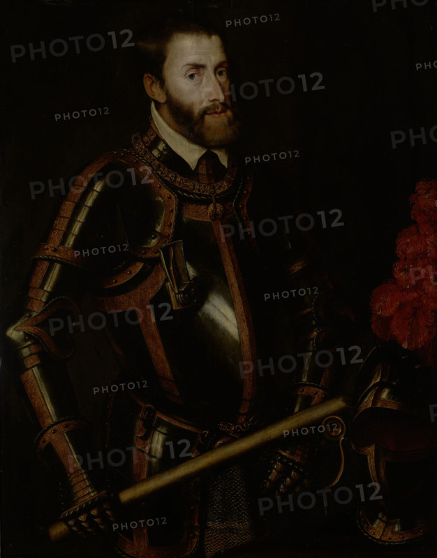 Portrait of Charles V Habsburg (1500-1558), 2nd half of 16th century. Creator: Unknown.