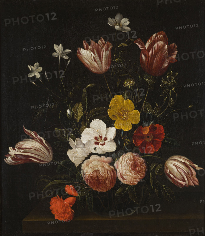 Bouquet of Flowers, 2nd half of 17th century. Creator: Unknown.