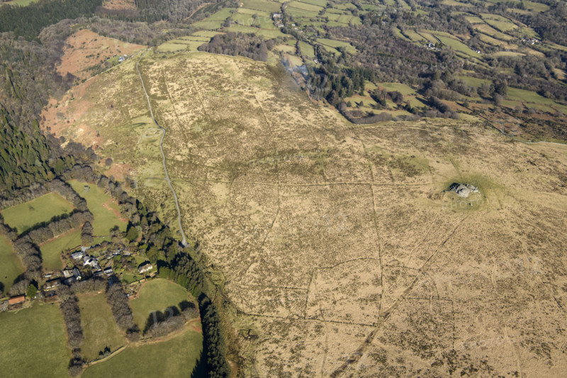 North Teign, a prehistoric coaxial field system on Dartmoor, Devon, 2025. Creator: Damian Grady.