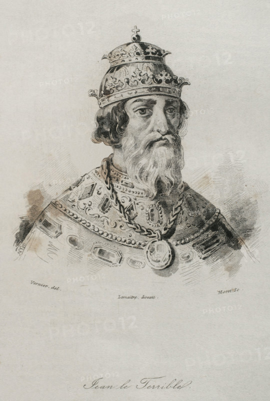 Ivan the Terrible, 1839.  Creator: Moret.