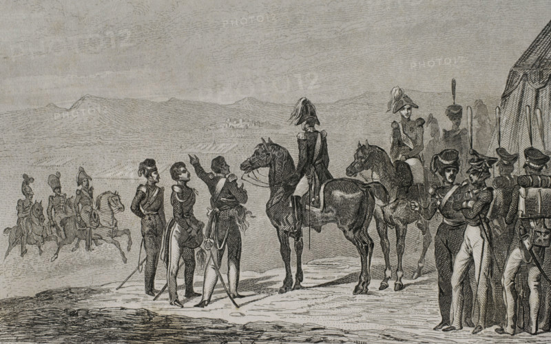 Russian troops on the field at Schoumla (Schumla), Bulgaria, 1839. Creator: Augustin François Lemaitre.