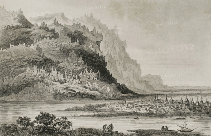 Yakutsk, Siberia, Russia, 1839. Creator: Hippolyte Lalaisse.