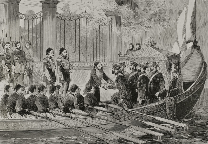 ...Grand Duke Nicholas Nikolaevich at the Dolmabahçe Palace, Constantinople, March 26, 1878. Creator: Bernardo Rico.