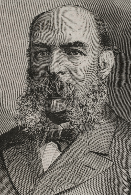 José Amador de los Ríos y Serrano (Baena, 1818-Seville, 1878), Spanish literary critic... 1878. Creator: Tomás Carlos Capuz.