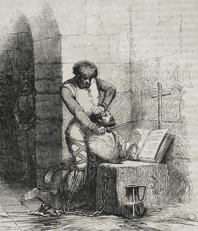 Death of Saint Hermenegild, 1852.  Creator: José Vallejo.