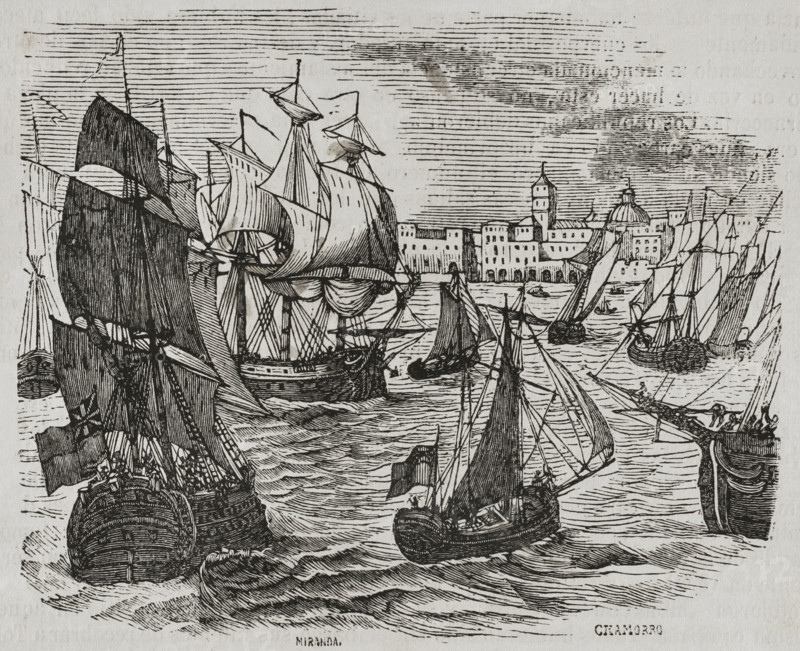 French Revolutionary Wars - Siege of Toulon, 1793 (1851). Creators: Miranda, Chamorro.