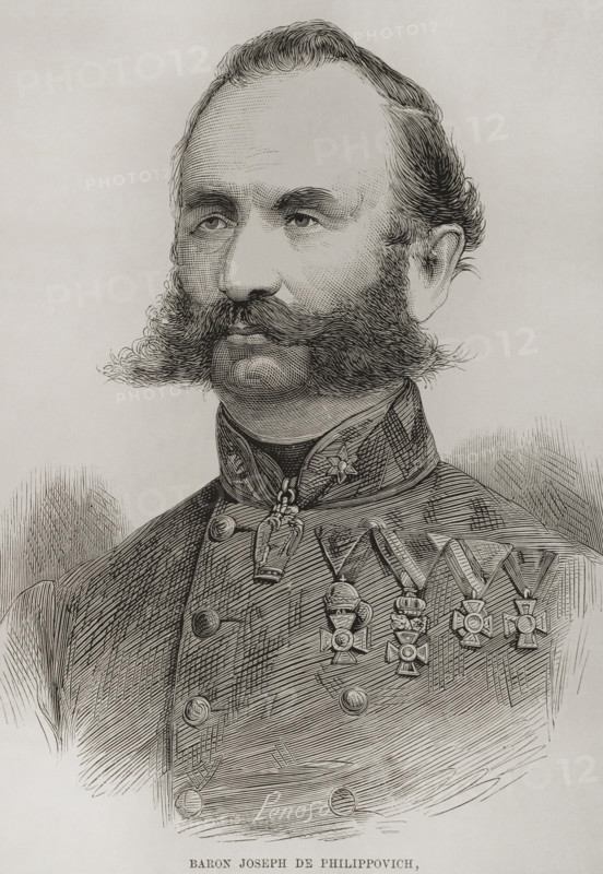 Josip Filipovic (1818-1889), Austrian-Hungarian general, 1878. Creator: Penoso.