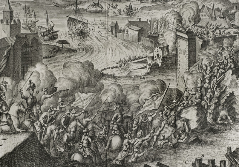 Expugnation of Lagny, 1590, (1748).  Creator: Unknown.